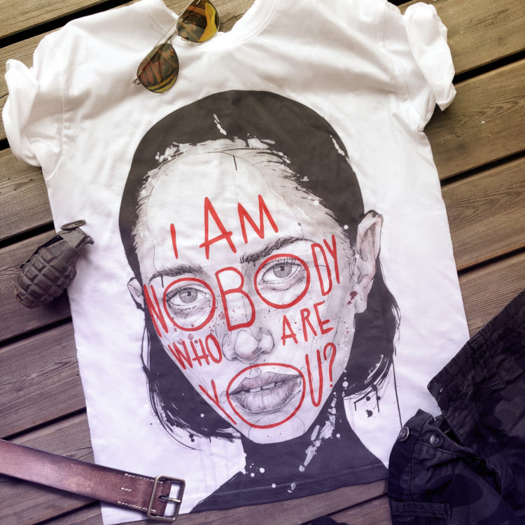 T-Shirt "I am Nobody, who are you" Nr. 2