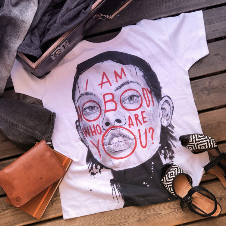 T-Shirt "I am Nobody, who are you" Nr. 3